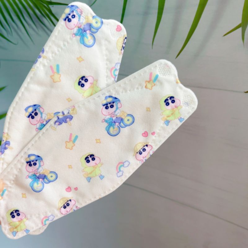 [ Mẫu Mới Có Sẵn ] Gói 10 Chiếc Khẩu Trang KF94 Hoạ Tiết Dễ Thương Size Người Lớn