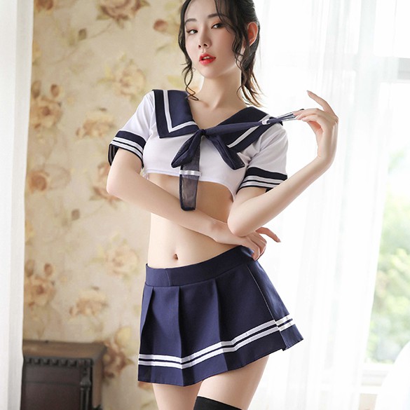 Sexy lingerie Student uniform Cosplay Sailor suit Use makeup