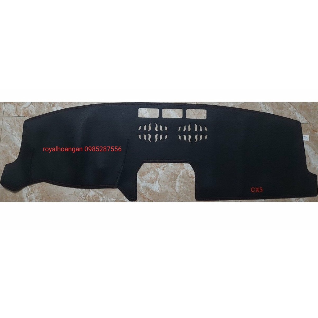 CX5,Thảm taplo MAZDA CX5 bằng nhung 3 lớp hoặc Da Cacbon 2018 đến 2023