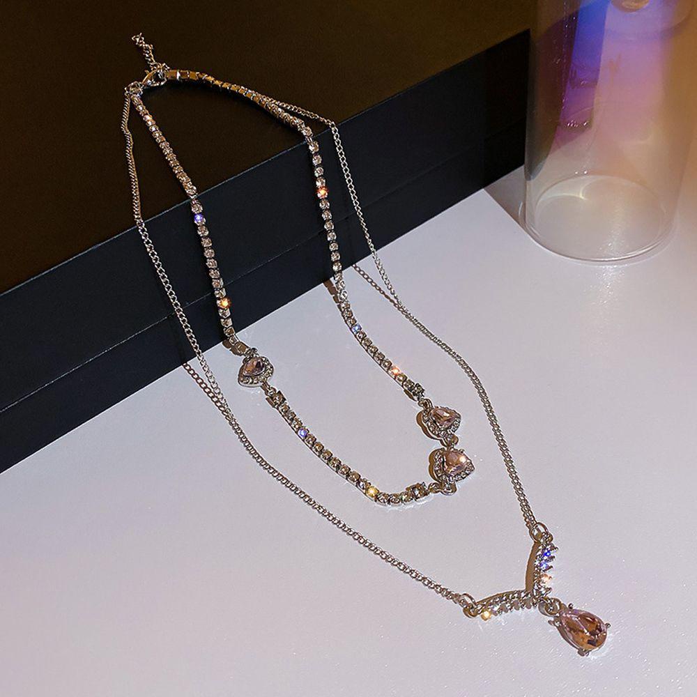 Vòng Cổ Choker Mặt Hình Giọt Nước / Trái Tim Thời Trang Cổ Điển Thanh Lịch Dành Cho Bạn Nữ VANES1