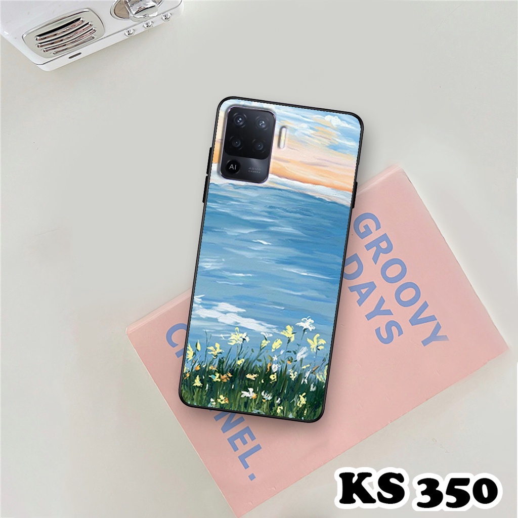 Ốp lưng Oppo A94 - Oppo A94 5G - Ốp in hình Cánh đồng hoa - Chất liệu TPU siêu bền