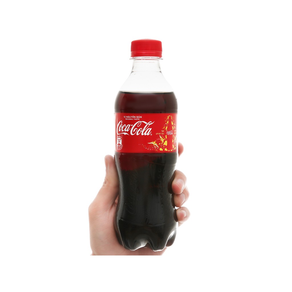 Lốc 6 chai nước ngọt có gas Coca Cola 390ml