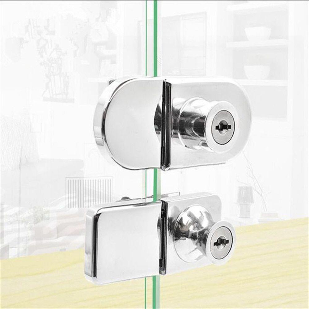 Ổ Khóa Cửa Kính / Cửa Sổ Bằng Hợp Kim Kẽm Kèm Chìa Khóa Tiện Dụng