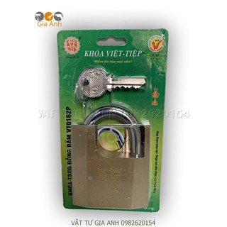 Khoá Treo Đồng Bấm Chống Cắt Việt Tiệp 0162P