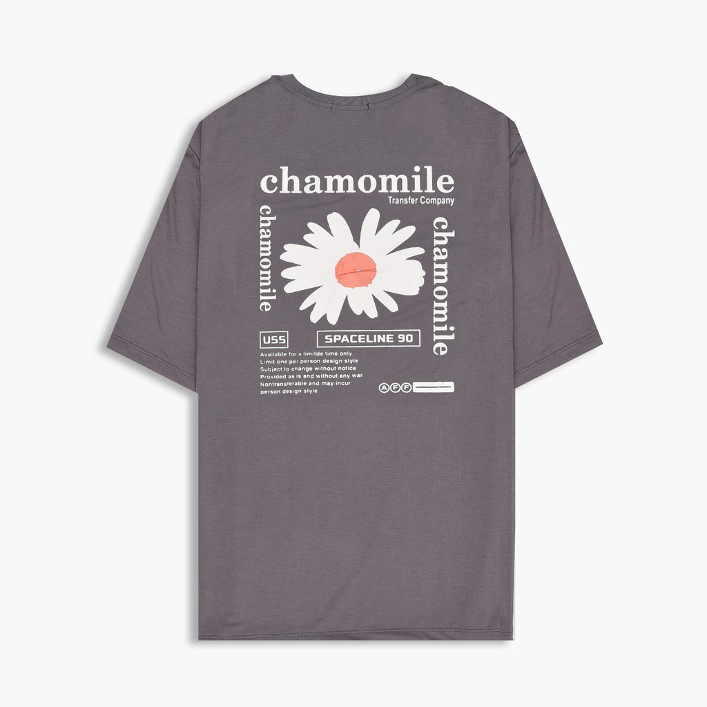 Áo thun nam nữ unisex YOUTH form rộng cổ tròn tay lỡ vải Cotton xịn FreeSize(38-65Kg) - Hoa Cúc Chamomile - AP26