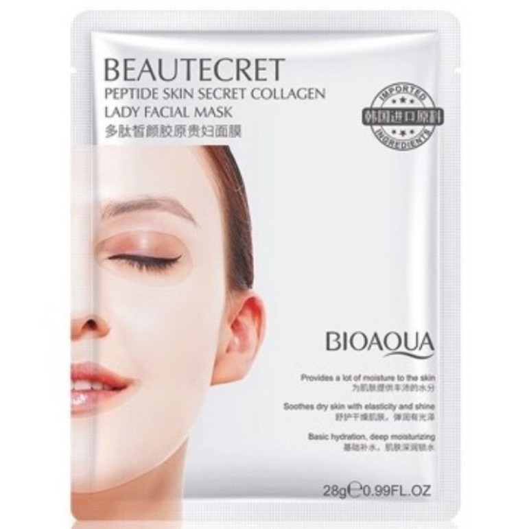 Mặt nạ thủy tinh Bioaqua trong suốt dạng thạch collagen | BigBuy360 - bigbuy360.vn