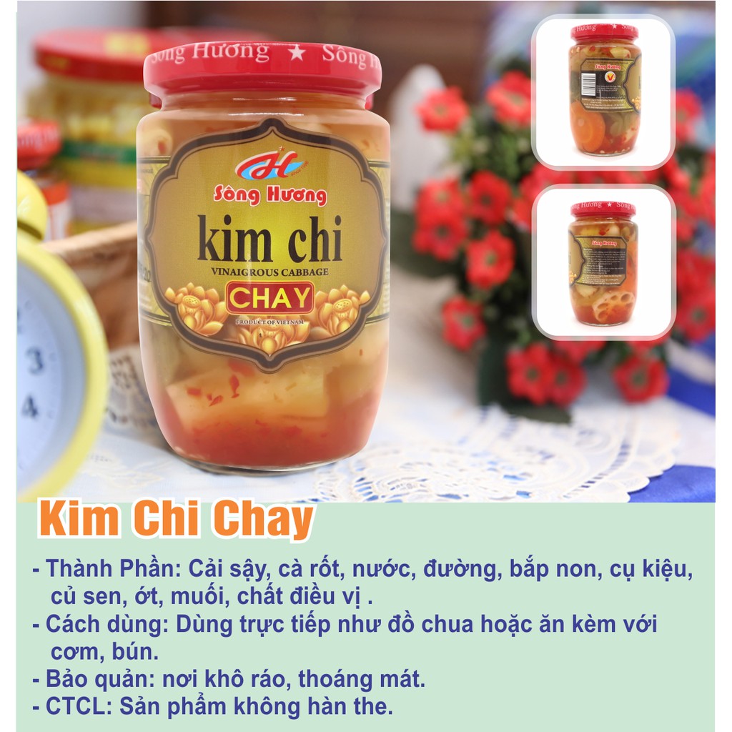 Kim Chi Chay Sông Hương Foods Hũ 390g - Thực phẩm cho người ăn chay | BigBuy360 - bigbuy360.vn