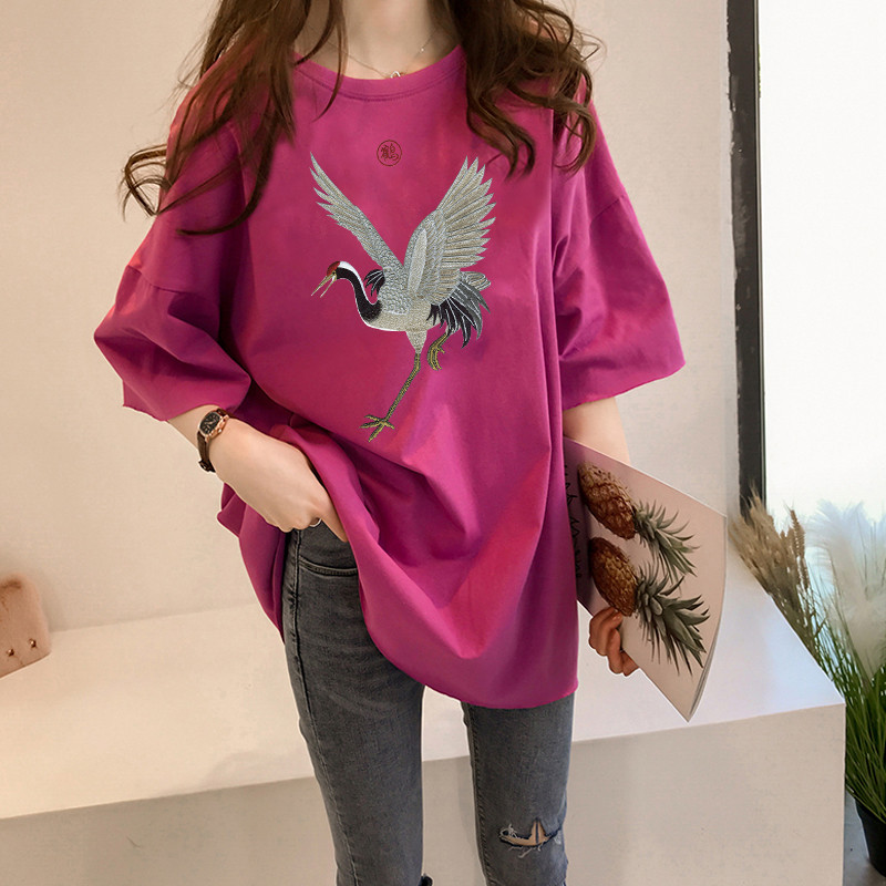 NRVP Áo Thun Ngắn Tay Dáng Rộng Thời Trang Mùa Hè 2021