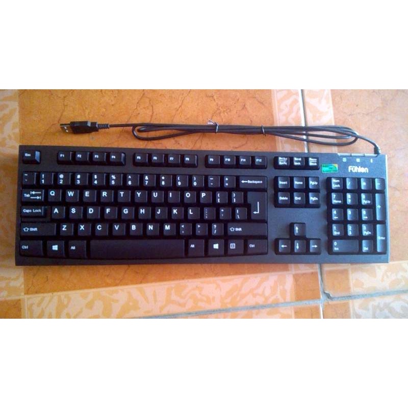 Bàn phím chuột cũ Fuhlen L411, Dareu lk135... dùng chơi game, văn phòng -  cổng USB cho PC, Desktop...