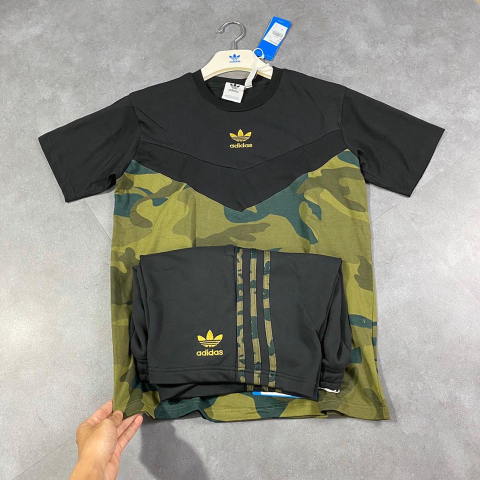 12.12 🌸  BỘ , SET THỂ THAO NAM NỮ SIÊU CẤP CAMOU FLAGE CALIFONIA T-Shirt  🌸