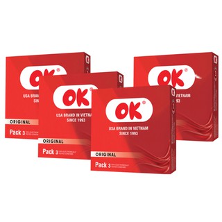 Bao Cao Su Ok Original ( Hộp 12 Cái)