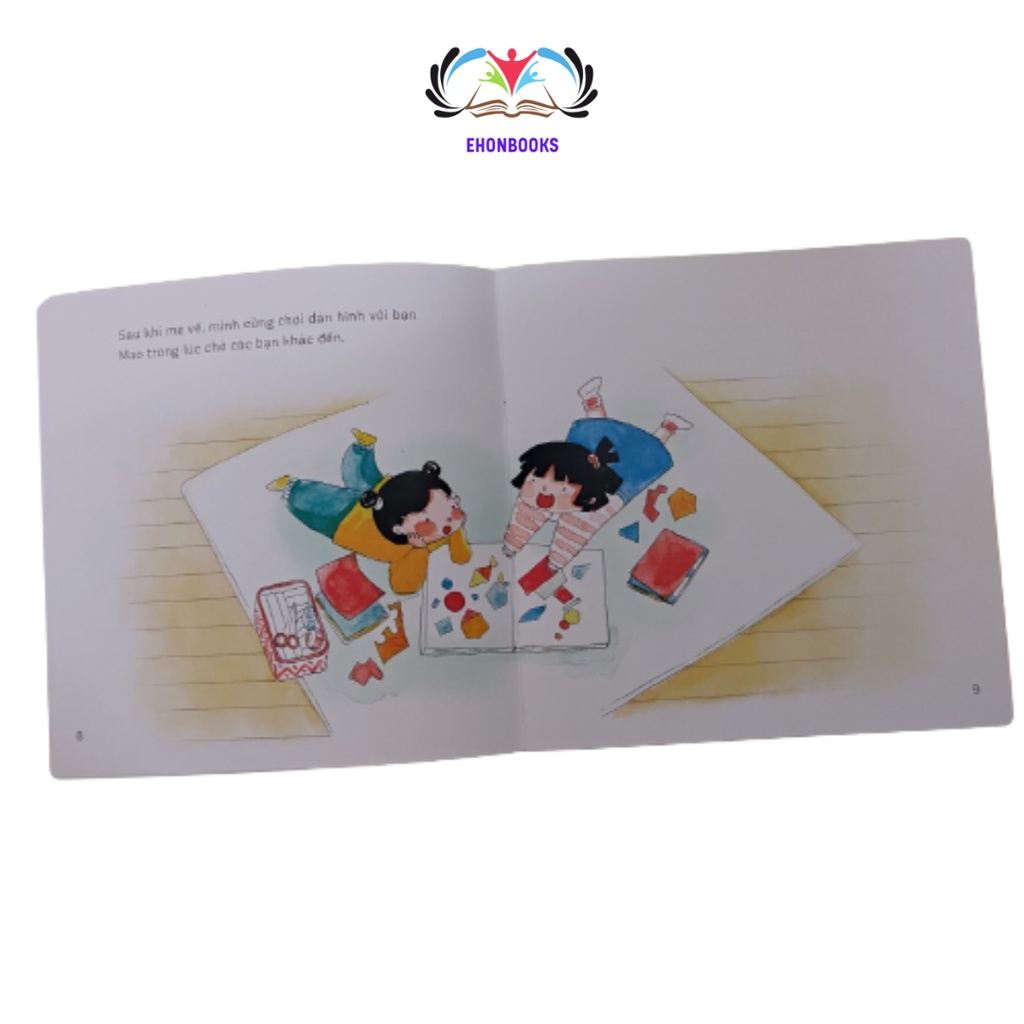 Sách Ehon cho bé 3 tuổi - Ehon Chúng Mình Lớn Rồi Trường mẫu giáo của tớ! wabooks