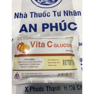 vita c Glucose 24 viên ngậm