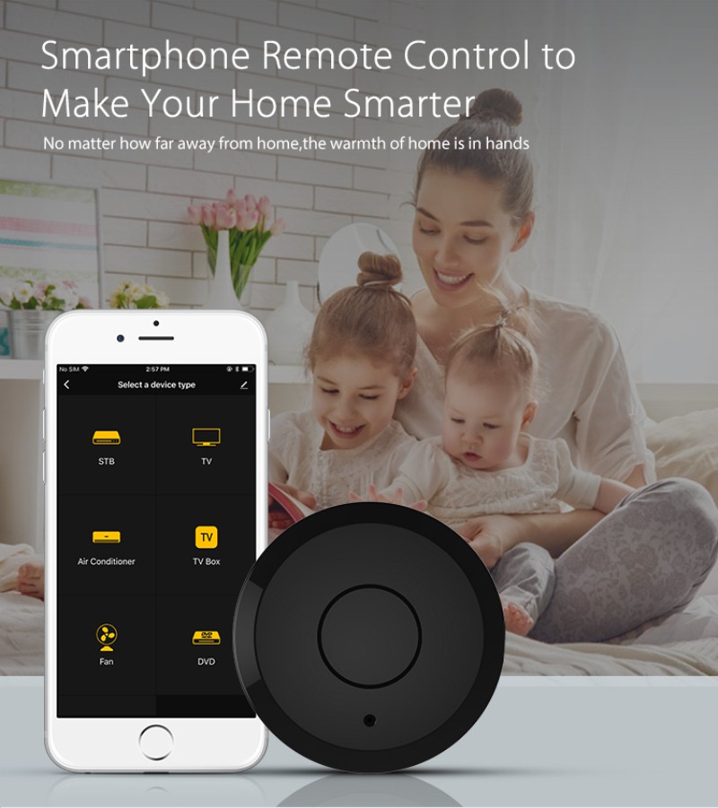 Thiết Bị Điều Khiển Từ Xa Wifi Thông Minh Neo Coolcam Nas-Ir02W Cho Google Home