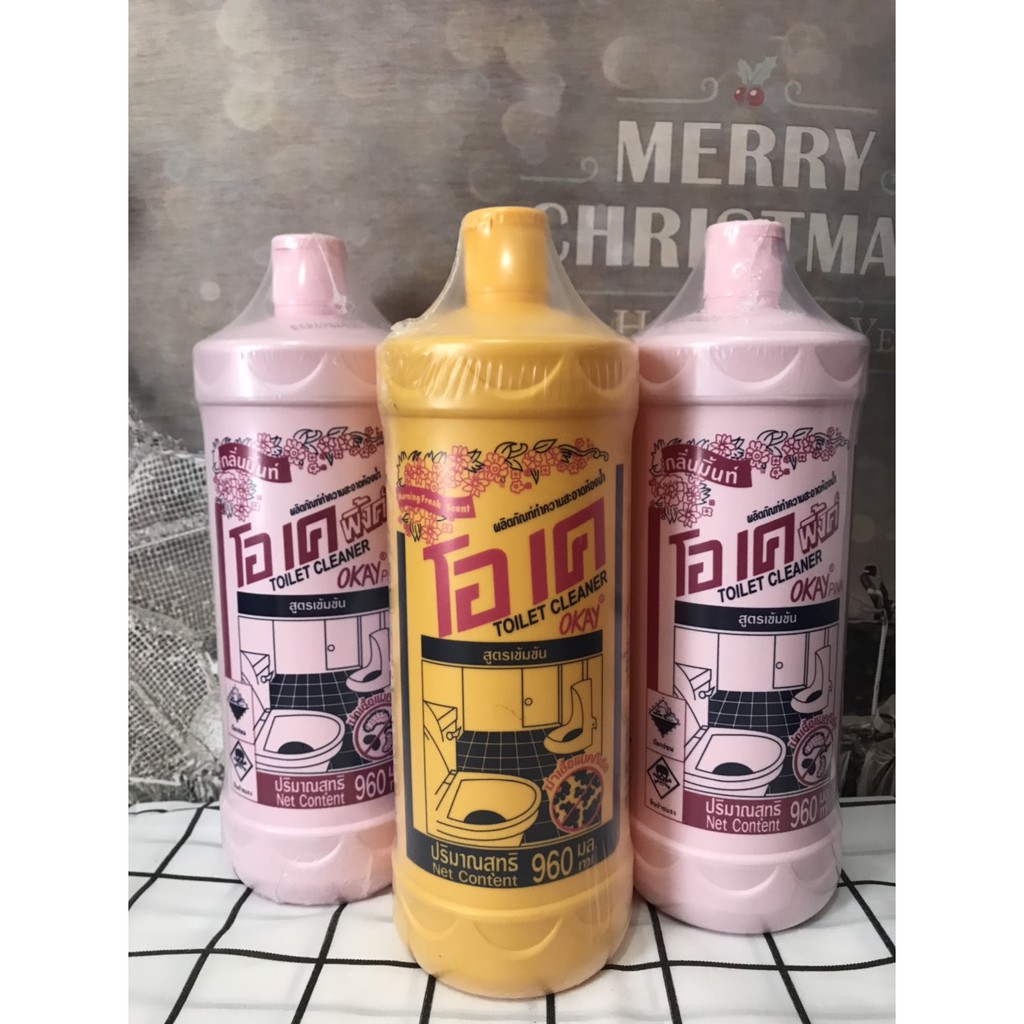 NƯỚC TẨY RỬA BỒN CẦU NHÀ VỆ SINH OKEY THÁI LAN CỰC MẠNH