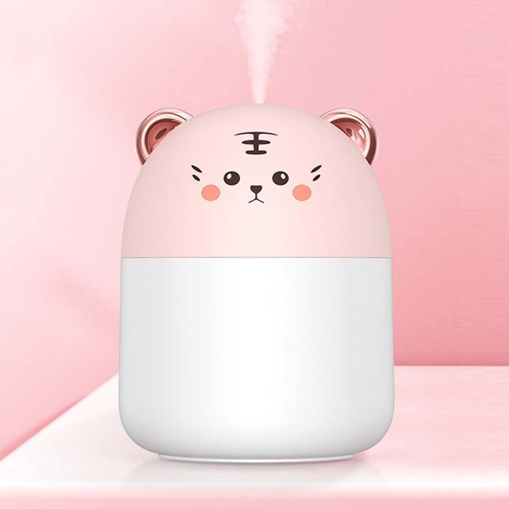 Máy Phun Sương Tạo Độ Ẩm Không Khí Mini Hình Mèo Có Đèn Ban Đêm Cho Xe Hơi Harry