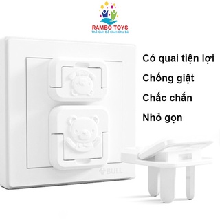 Bịt ổ điện chống nước an toàn cho bé, 2 chân