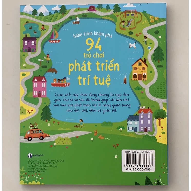 Sách - Hành trình khám phá 94 trò chơi phát triển trí tuệ