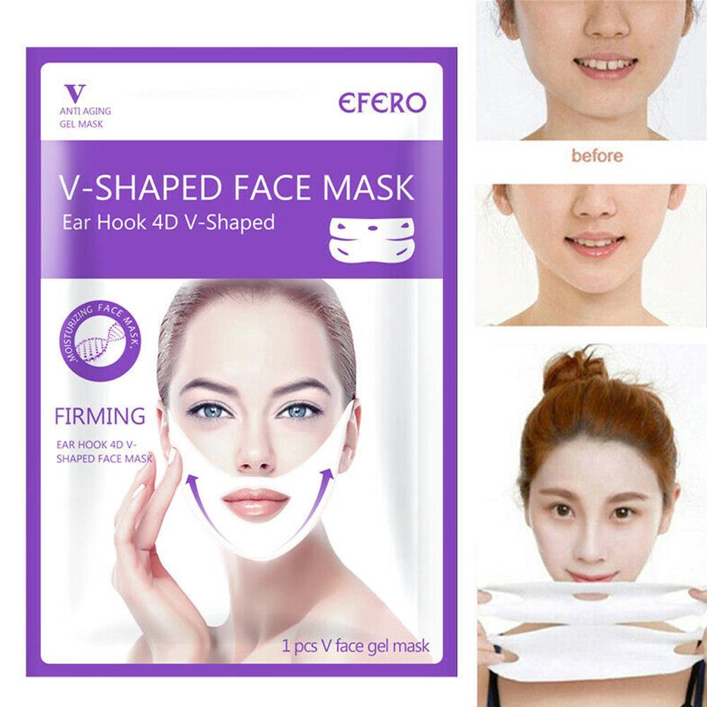 4D V-Shape Thin Face Mask Slimming Lifting Firming Fat Burn Double Chin V-line