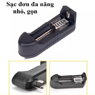 Sạc Đơn Pin li-ion 18650 16340 14500 Cho Đèn Pin, Quạt Sạc, Vape