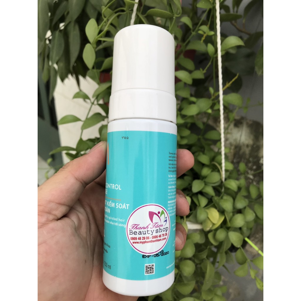 Chính hãng  Kem bọt kiểm soát sóng xoăn Moroccanoil Curl Control Mousse 150ml