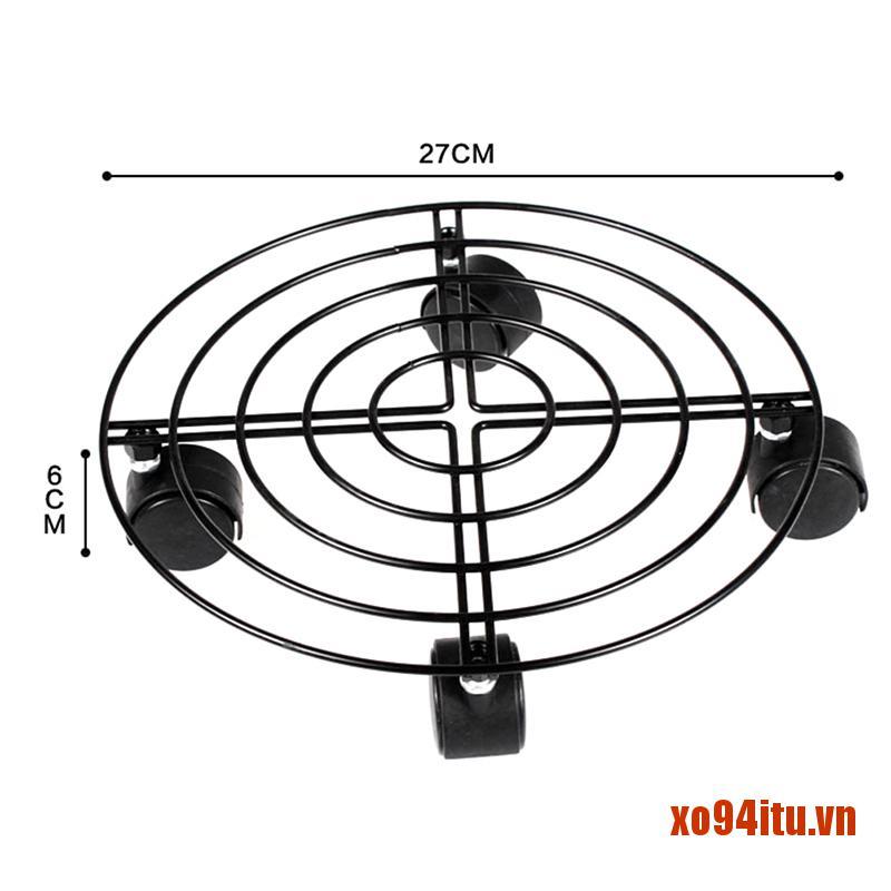 Kệ Sắt Để Chậu Cây Có Bánh Xe Lăn