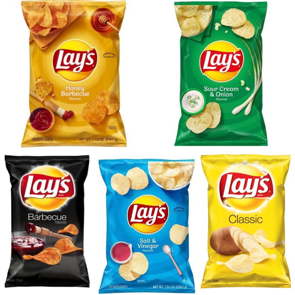 Snacks Khoai tây chiên Lay's 184.2g