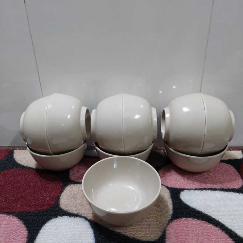 Chén Cơm Mầu Nâu - Chén Nhựa Melamine