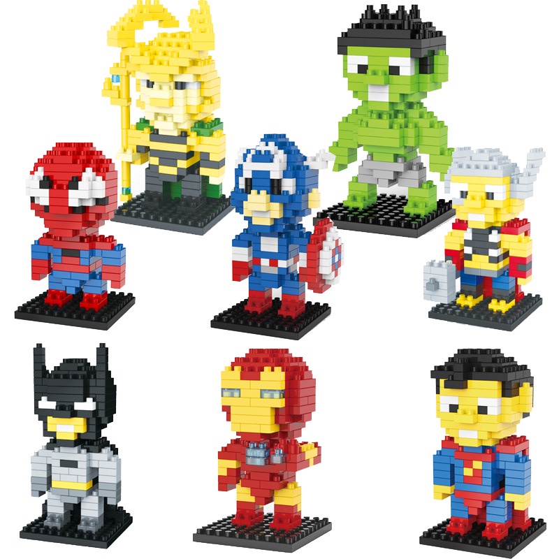 Đồ Chơi LEGO Lắp Ráp Hoạt Hình Bằng Nhựa Cỡ Nhỏ Dễ Thương Cho Bé