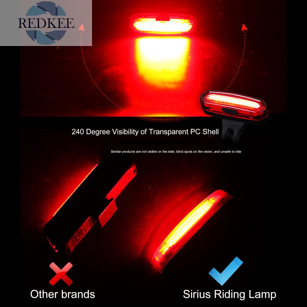 Đèn đuôi xe đạp có cổng sạc USB