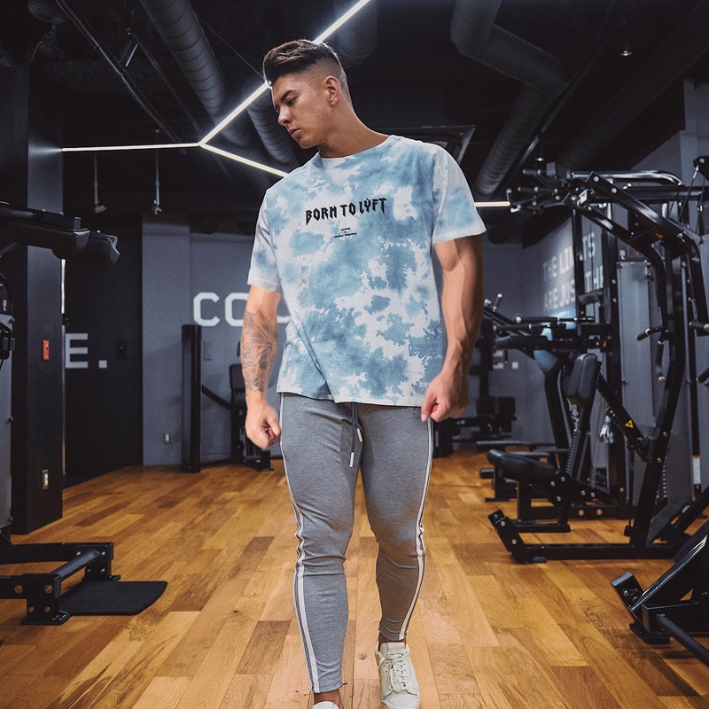 Áo Thun Thể Thao Tay Ngắn Dáng Rộng Thoáng Khí Nhanh Khô Thời Trang Mùa Hè Cho Nam Size M-3XL