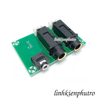 Mạch chuyển 2 jack micro 6.5mm và jack 3.5mm sang header 3 pin