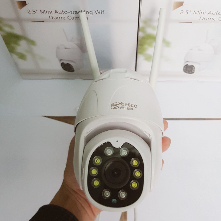 Camera ngoài trời yoosee Ptz 10Led 3.0Mpx Fhd1080P quay quét 360 độ siêu nét, có màu ban đêm | BigBuy360 - bigbuy360.vn