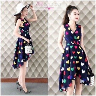 Đầm tim ngũ sắc đuôi tôm