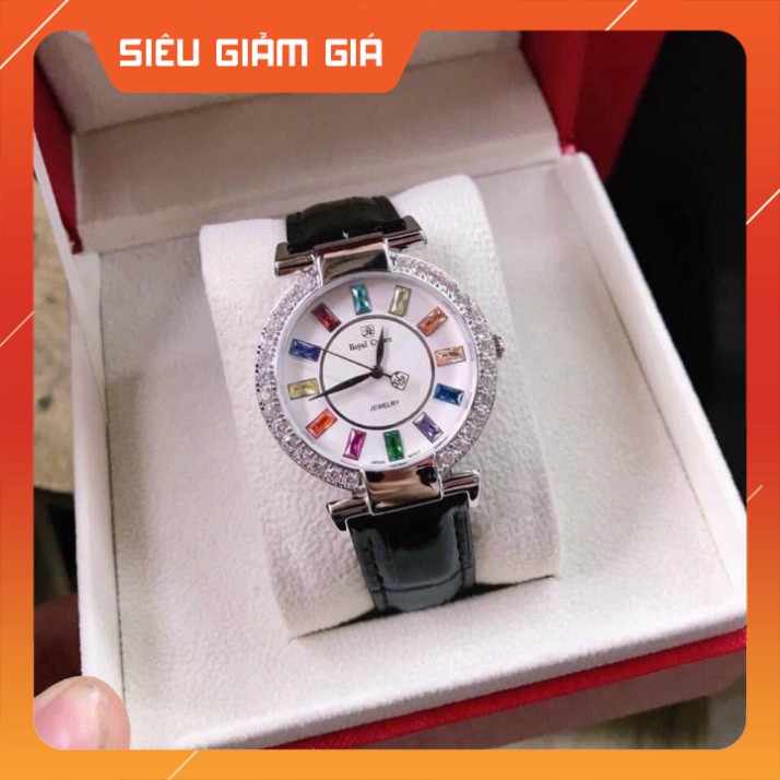 Đồng Hồ Nữ roy đá 7 màu sang trọng giá rẻ