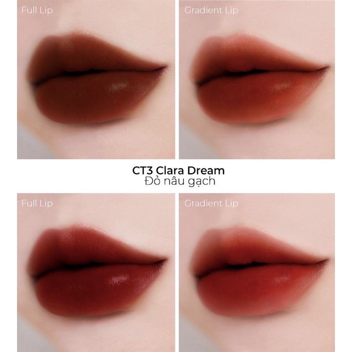 Son Kem Lì, Lên Màu Chuẩn Dearmay California Cherry Velvet Tint 4.4g