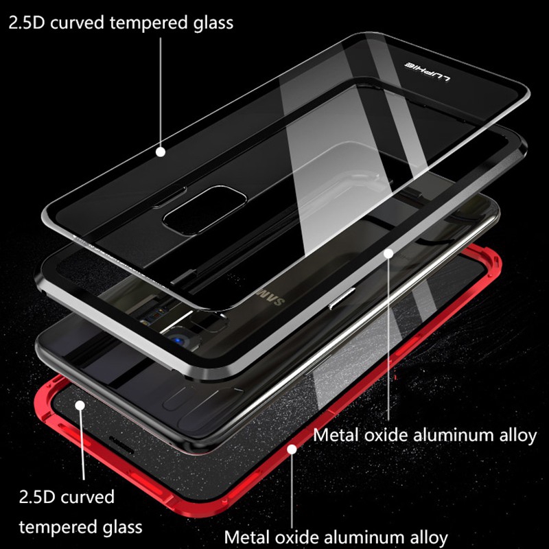 Samsung Note 8 9 A70 Note 10 Plus S10 S10+ S10Plus Metal Magnetic adsorption Case