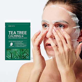 Miếng mặt Nạ Some By Mi Tea Tree Calming Sheet Mask Chiết Xuất Tràm Trà Làm Dịu Da, Giảm Mụn  25g
