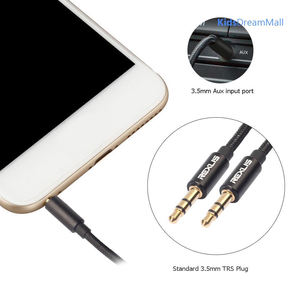 Dây Cáp Âm Thanh Đầu Cắm 3.5mm Mạ Vàng Cao Cấp