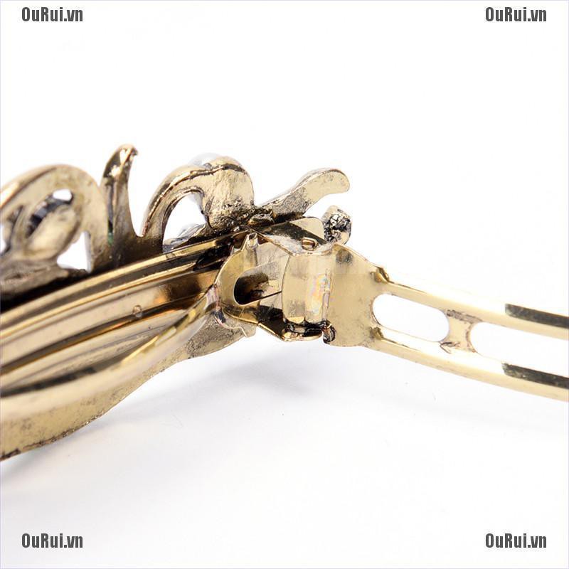 Kẹp Tóc Hình Cành Cây Bằng Kim Loại Phong Cách vintage Thời Trang Cho Nữ