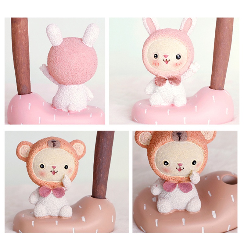 Hộp Đựng Bút Bằng Nhựa Resin Họa Tiết Hoạt Hình Dễ Thương