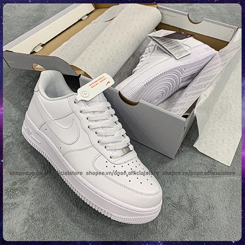 Giày thể thao sneaker Air Force 1 Full Trắng cực hót, dễ phối đồ