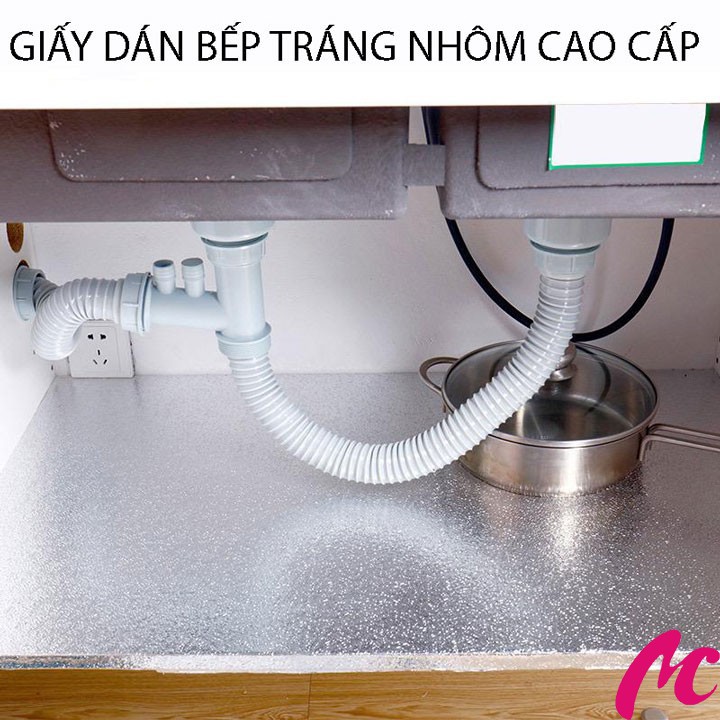 Cuộn Giấy Dán Bếp Tráng Nhôm Chịu Nhiệt Cao Cấp_MC462