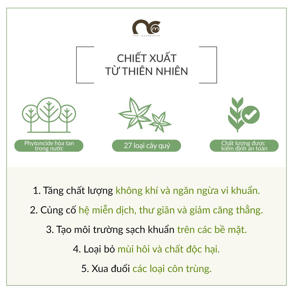 Combo 2 chai nước Xịt Phytoncide - Mua chai thứ 3 chỉ còn 50k