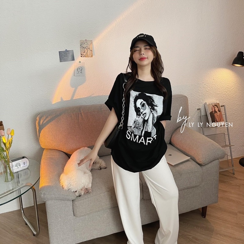 Sét áo phông SMAP cô gái + quần kaki TTB