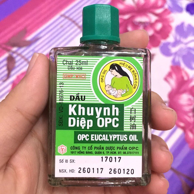 Dầu Khuynh Diệp OPC Chai 25ml date mới nhất (Hàng chính hãng)