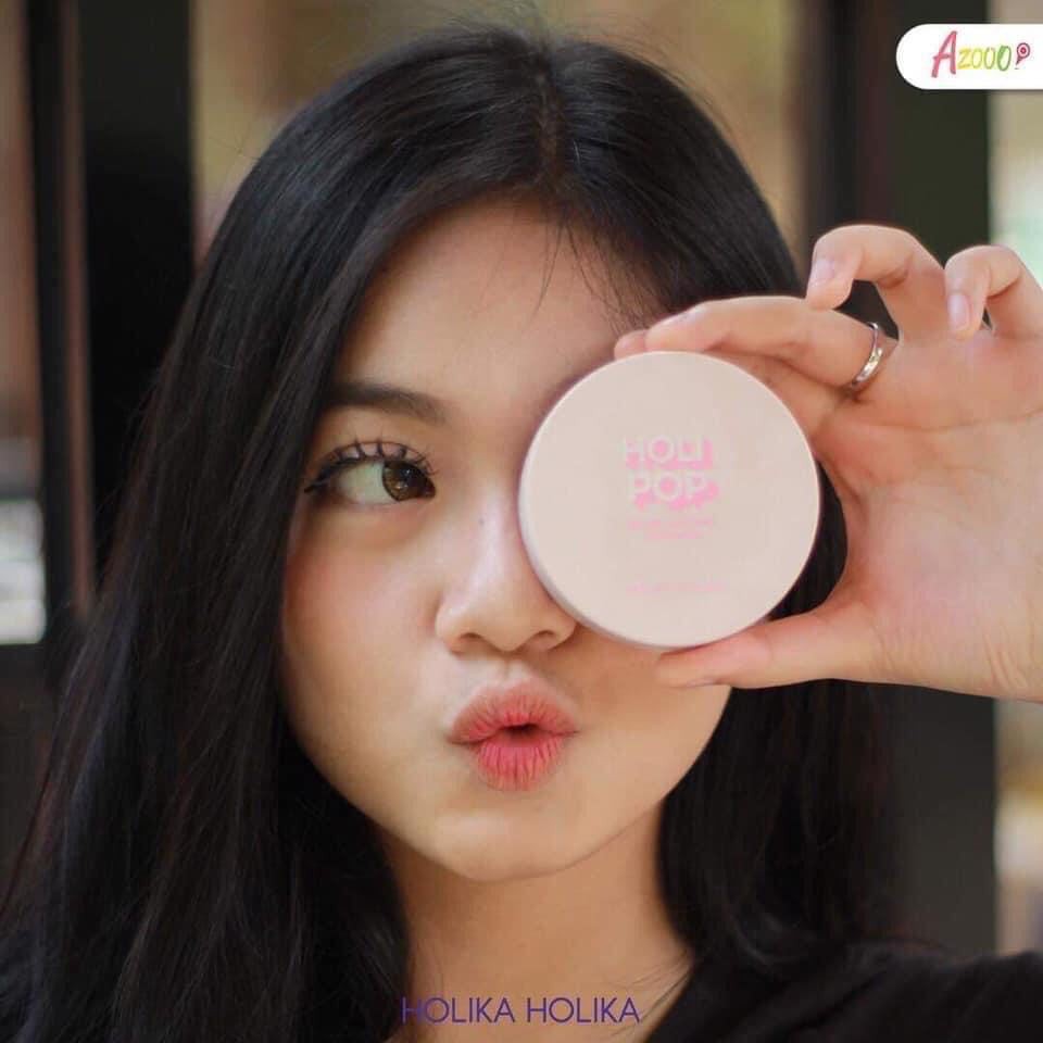 Phấn nước Holika Holika Holi Pop Blur Lasting Cushion SPF50+ PA+++