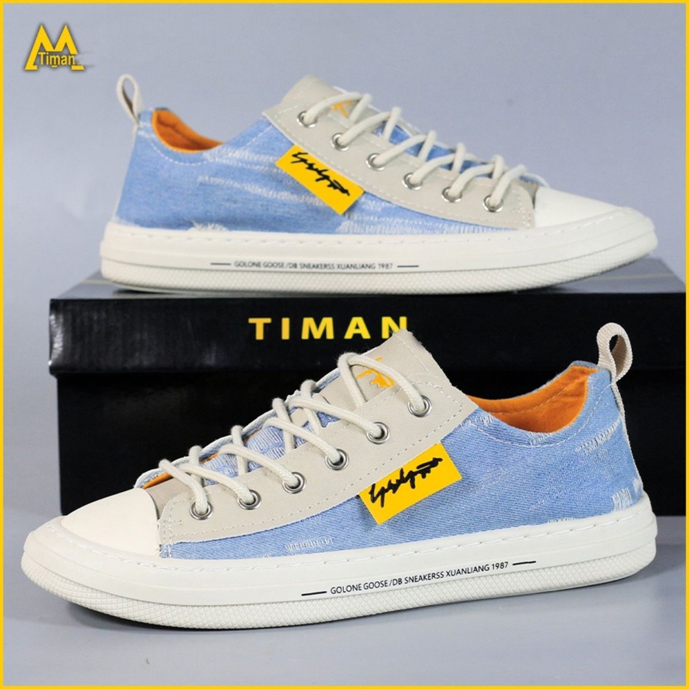 Giày thể thao nam sneaker TIMAN SH39 đế êm vải thoáng khí bảo hành 1 năm