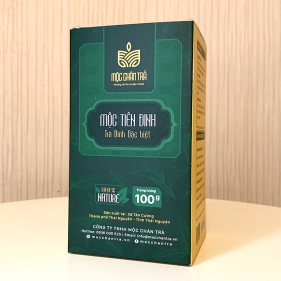 trà đinh Thái Nguyên, Mộc Chân Trà, cánh trà nhỏ li ti, xoăn chắc, đậm đà 100g, 200g