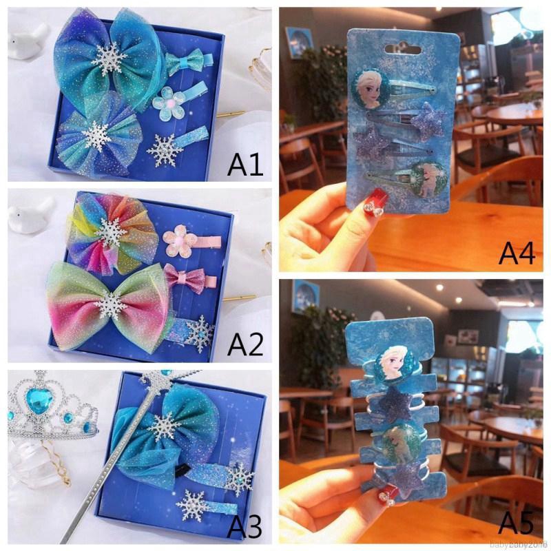 Set phụ kiện trang trí tóc kiểu dáng dễ thương dành cho bé gái